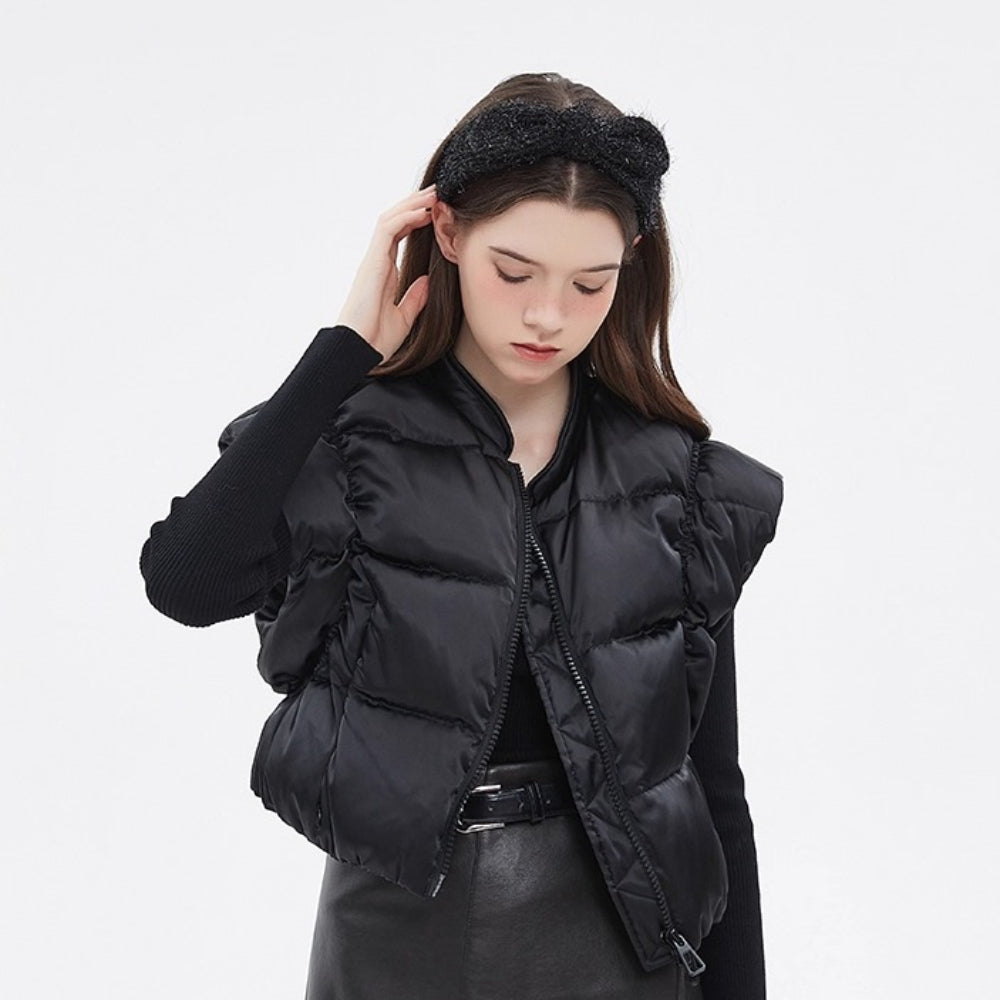 Black embellished women's headband with fuzzy texture and subtle metallic threads, bow style